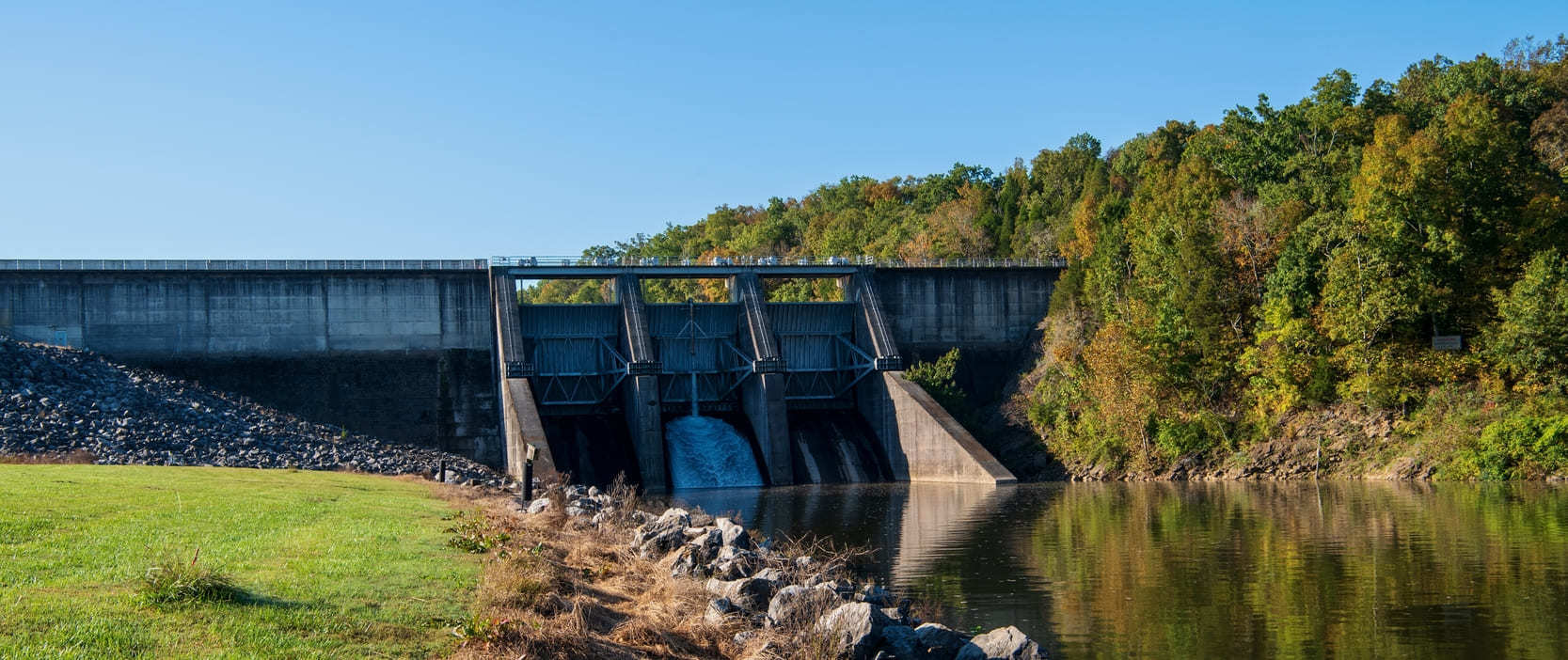 Tellico Dam close to Lenoir City, Tennessee